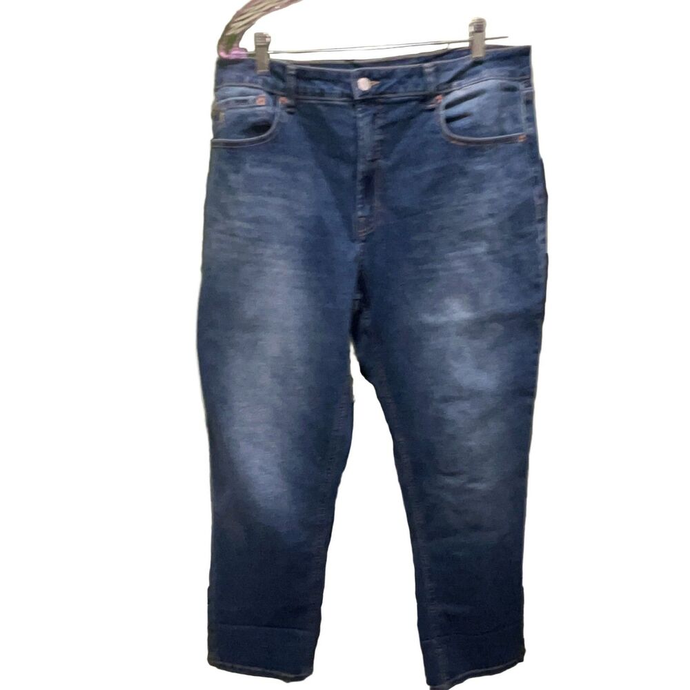 FRYE Denim Jeans Women's Blue Size 12/31 High Rise Straight Leg